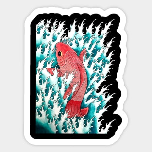 Koi Fish Sticker